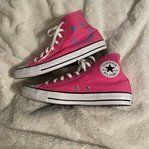 Converse All Star Pink and Blue High-Tops